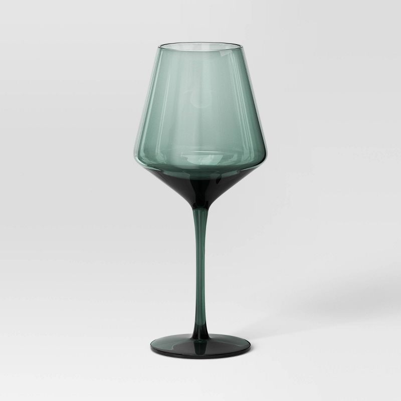 19.6oz Stemmed Wine Glass - Threshold™, 1 of 5