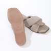 Roxoni Velvet Piping Flat Sandals for Women - Stylish Studs Around Outsole, Dressy Footwear for Summer Ideal - 2 of 4