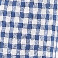 navy white gingham