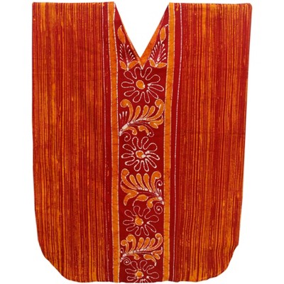 LA LEELA Women's Summer Oversize Caftan Long Flowy Home Wear Loungewear Dashiki House Dresses for Women 2X-3X Style_B423_Orange