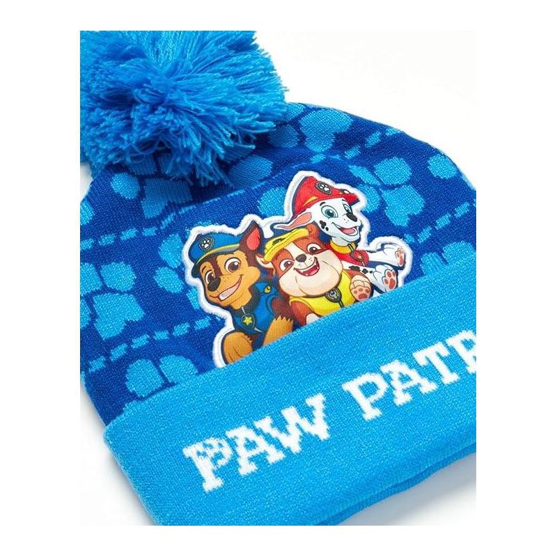 Paw Patrol Boys Winter Hat and Mitten or Glove Set, Kids Ages 2-7, 2 of 6