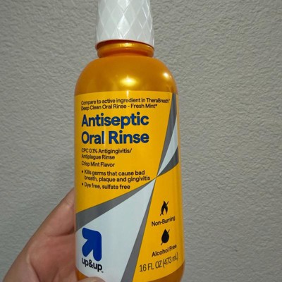 Antiseptic Oral Rinse - 16 fl oz - up&up™: Mint Flavor, Contains