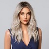 Jessie's Wig Cosplay Heat Resistant Brown Blonde Ombre Synthetic Wigs Wavy Layered Wigs With Side Bangs 20 Inch 1 Pc/Pack - 3 of 4
