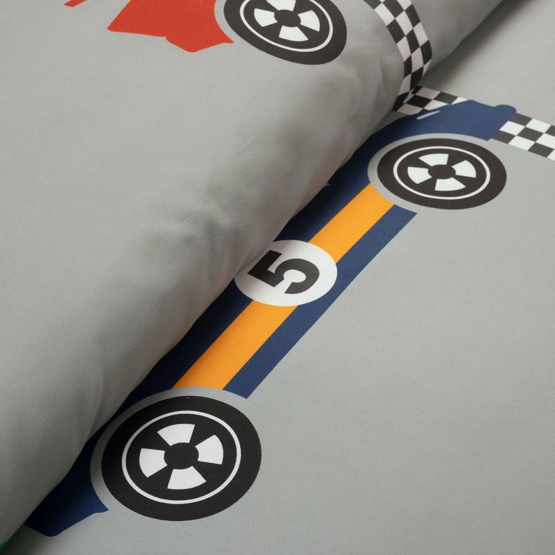 Kids' Racing Cars Reversible Oversized Comforter Set - Lush Décor, 4 of 11