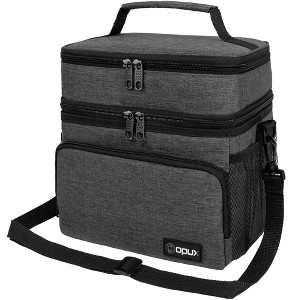 OPUX Insulated Lunch Box Men Women, Large Soft Cooler Bag Work School Picnic, Leakproof Tote Shoulder Strap Kid Adult - 1 of 4