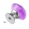 Unique Bargains Zinc Alloy Crystal Diamond Shaped Knobs Drawer with Screw 10 Pcs - 3 of 3