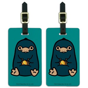 Fantastic Beasts And Where To Find Them Nifler Cute Chibi Character Luggage ID Tags Set of 2 - 1 of 4