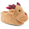 Love 83 3D PLUSH PLAID ANTLER REINDEER NOVELTY SLIPPER - Makes a Great Holidy Gift - 2 of 4