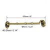 Unique Bargains Brass Cabin Eye Latch Gate Door Swivel Hook with Mounting Screw - 2 of 4
