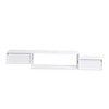 NicBex 65.35in Wall Mounted Floating TV Stand with 20 Color LEDs and Charging Station Modern Entertainment Center for Living Room, Bedroom - 3 of 4