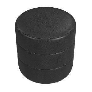 Round Upholstered Ottoman - HomePop - 1 of 4