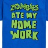 Boys' - Instant Message - Zombies Ate My Homework Short Sleeve Graphic T-Shirt - 2 of 4