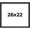 PosterPalooza | Shadow Box 3/4" Depth Black Picture Frame - UV Acrylic, Backing Board, Hanging Hardware - 2 of 4