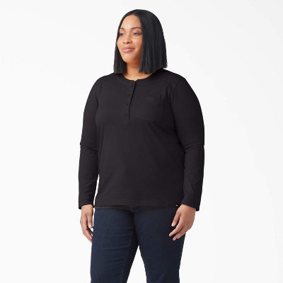 Dickies Women's Plus Heavyweight Henley