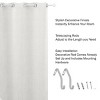 3/4-Inch Curtain Rod- Decorative Ball Finials and Hardware- For Home Decor in Bedroom and Kitchen- 48-84-Inch by Hastings Home (White) - 3 of 4