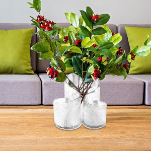 3-in-1 Silicone Mold for Epoxy Resin, DIY Pen Holder & Makeup Brush Organizer Vase, Reusable Storage Box Craft Mold with Mirror Finish - 1 of 4