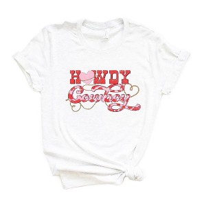 Simply Sage Market Women's Howdy Cowboy Short Sleeve Graphic Tee - 1 of 4