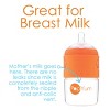 PopYum 5oz Anti-Colic Baby Bottle for Breast and Formula Feeding, 3-Pack, Orange, #1 Slow Flow Nipples - 4 of 4
