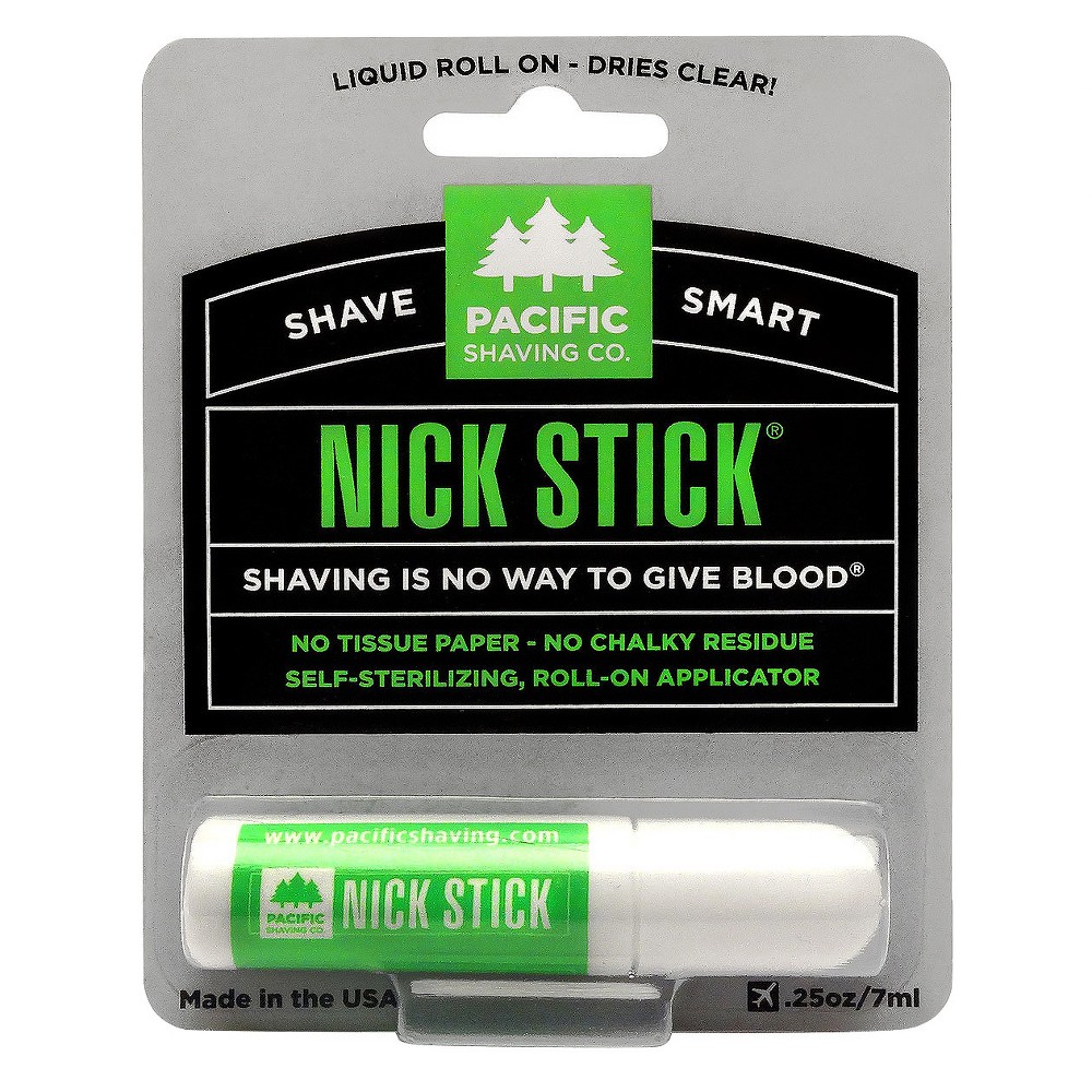 Photos - Aftershave Pacific Shaving Co. Nick Stick Liquid Roll On - Trial Size - 0.25oz