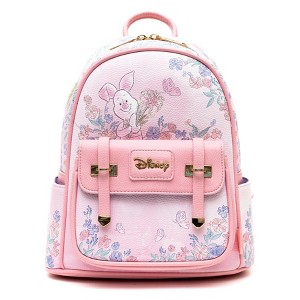 Winnie the Pooh Piglet WondaPop 11" Vegan Leather Fashion Mini Backpack - 1 of 4