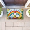 Stupell Industries Welcome Rainbow Gnome Printed Outdoor Door Mat, design by Darlene Seale, 18"x30" - 3 of 4