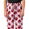 Sesame Street Women's Elmo Muppet Face Tossed Print Sleep Pajama Pants Pink - image 3 of 4