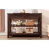 Okak Sideboard Cabinet, Bufft Cabinet with 2 Drawers and 2 Shelves, Storage Cabinet for Living Room, Dining Room, Kitchen, Espresso - 2 of 4