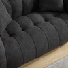 PAGED Modern Bean Bag Chair with Armrests, High-Resilience Lazy Sofa for 2 People, Comfy Chair for Reading, Watching TV - 3 of 4