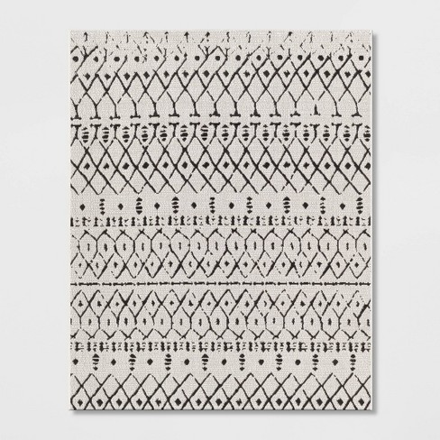 Birmingham Black Indoor/Outdoor Rug, 8x10 - Jes & Gray Living