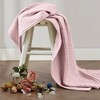The Farmhouse by Rachel Ashwell 50"x60" Cotton Waffle Throw Pink - 3 of 4