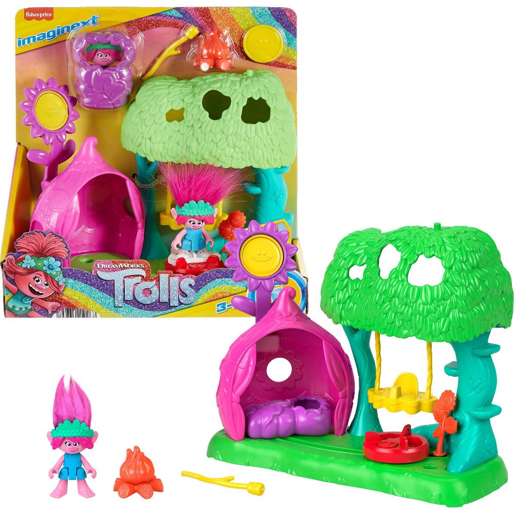 Fisher-Price Imaginext Trolls Poppy's Camping Pod (3 TOTAL/BID IS PER ONE)