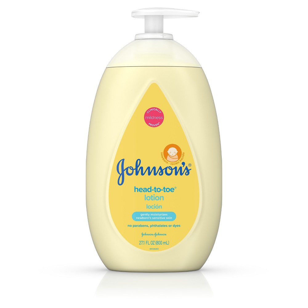 Johnson's Head-to-Toe Moisturizing Baby Body Lotion, 27.1 fl. oz