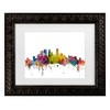 Trademark Fine Art Michael Tompsett Minneapolis Minnesota Skyline Matted Framed Art - 2 of 4
