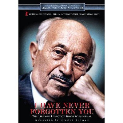 I Have Never Forgotten You: The Life & Legacy of Simon Wiesenthal (DVD)(2007)