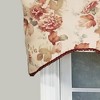 Palisade Cornice Style 3" Rod Pocket Valance 50" x 17" Tea Stain by RLF Home - 3 of 4