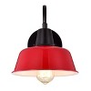 Chloe Lighting CH2D701RD09-WS1 Ironclad Industrial 1 Light Matte Black Indoor Wall Sconce 9" Wide - 2 of 4
