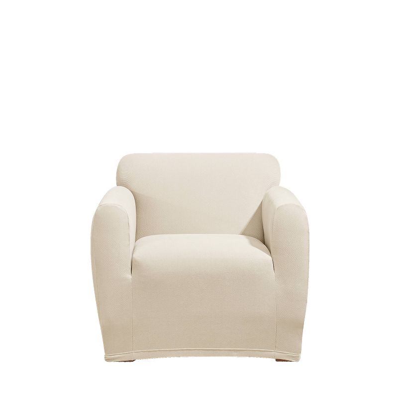 Stretch Morgan Chair Slipcover Ivory - Sure Fit, 1 of 4