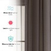 HLC.ME Semi Sheer Voile Light Filtering Transparent Window Curtain Grommet Panels - Set of 2 - 3 of 4