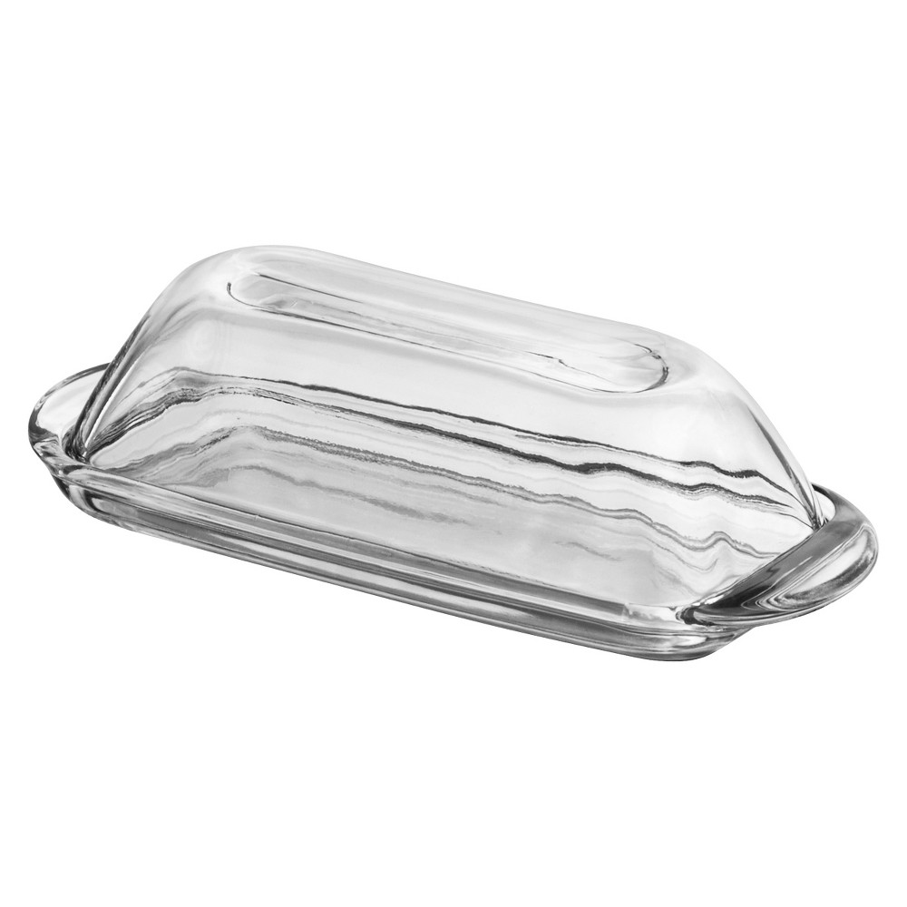 UPC 076440641905 product image for Butter Dish Rectangle Glass, Medium Clear | upcitemdb.com