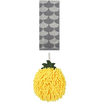 REGALWOVEN Soft Absorbent Hand Towels for Home Decor 6" x 6"/13" x 29" 2 Pcs