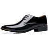 Santimon Dress Shoes Mens Classic Pointed-Toe Patent Leather Lace-up Formal Oxford Shoes - 4 of 4