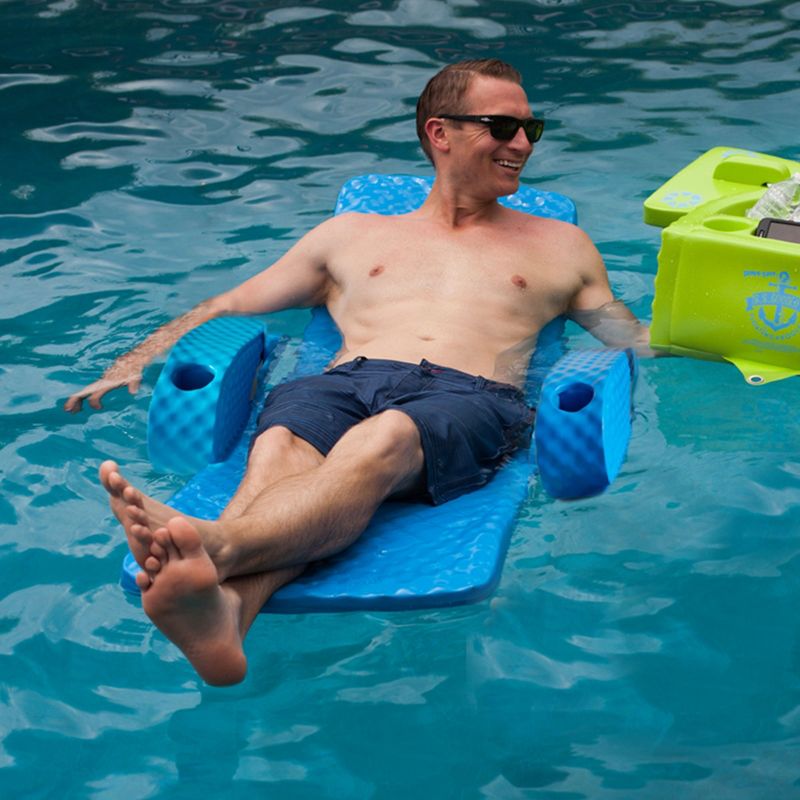 TRC Recreation Folding Baja II Lounge Portable Swimming Pool Water Float, 3 of 5