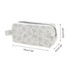 Unique Bargains Compact Rectangle Hearts Makeup Bag 1 Pc - 2 of 4