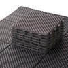 CLIHOME 12"x12" Square Composite Decking Tiles,Outdoor Patio Striped Plastic Interlocking Deck Tiles(Pack of 27) - 2 of 4