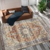 Area Rug, Machine Washable Rug, Stain Resistant Non-Slip Kitchen Rug, Traditional Distressed Accent Rug, Vintage Carpet for Bedroom, Dining Room - 4 of 4