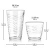 Libbey Orbita 16 Piece Tumbler and Rocks Glass Set - image 3 of 4