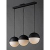 ET2 Lighting Half Moon 3 - Light Pendant in  Black - 4 of 4