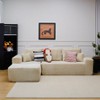 Racxily Cloud Sectional Sofa, L-Shape Chaise Modular Couch with Deep Seat for Living Room & Bedroom - 3 of 4