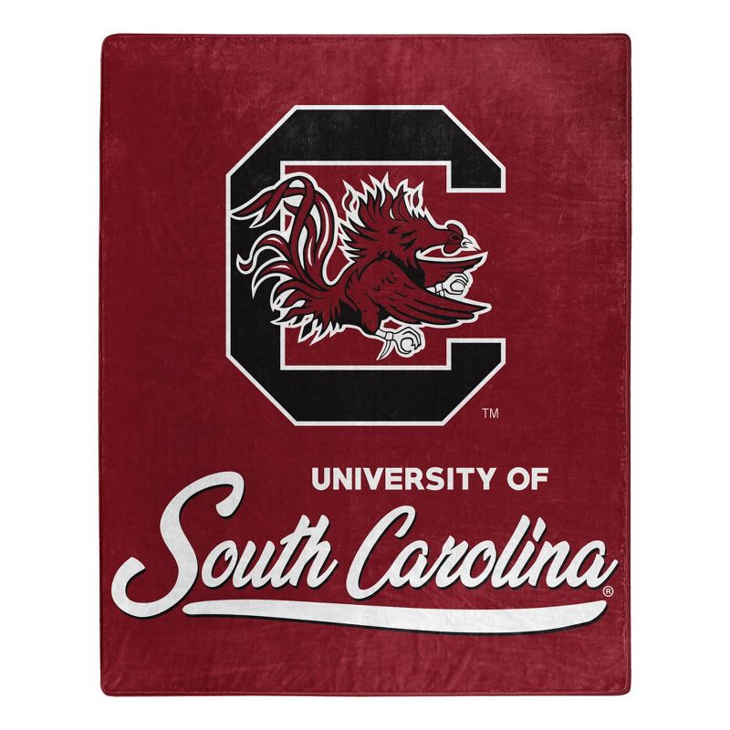 NCAA Signature South Carolina Gamecocks 50 x 60 Raschel Throw Blanket, 1 of 4