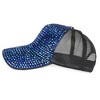 Alilang Sparkling Rhinestone Mesh Baseball Cap for a Glamorous Look - 2 of 4